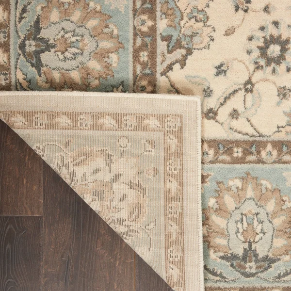 Nourison Living Treasures LI16 2&6x22 x 4&3x22 Grey, Ivory Area Rug