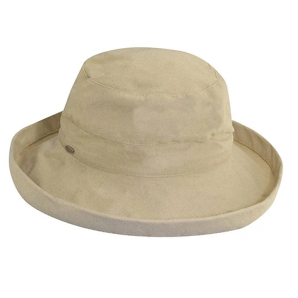 Scala 2.5x22 Brim Cotton Hat - Blue