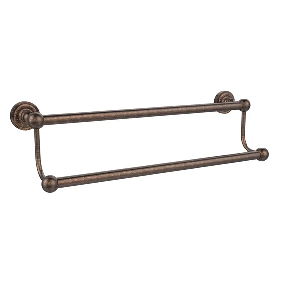 Allied Brass Dottingham Collection 24 inch Double Towel Bar Venetian Bronze