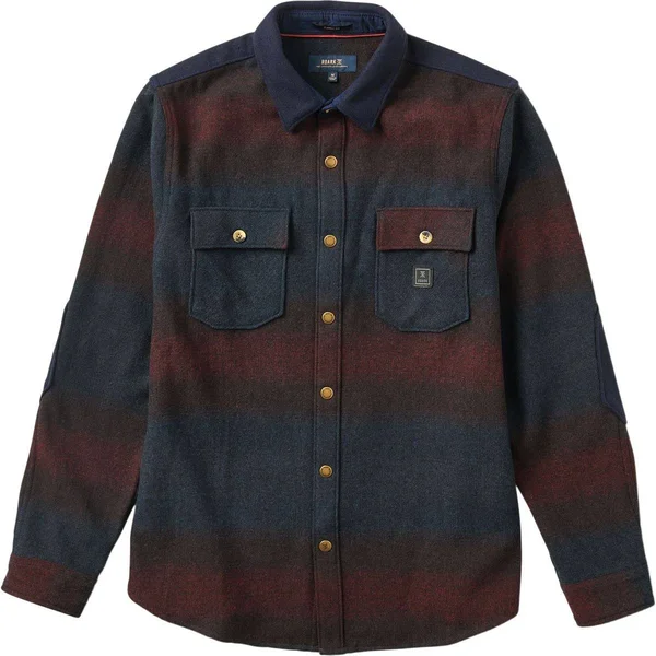 Roark Revival Nordsman Flannel Shirt - Men's Burgundy - XXL