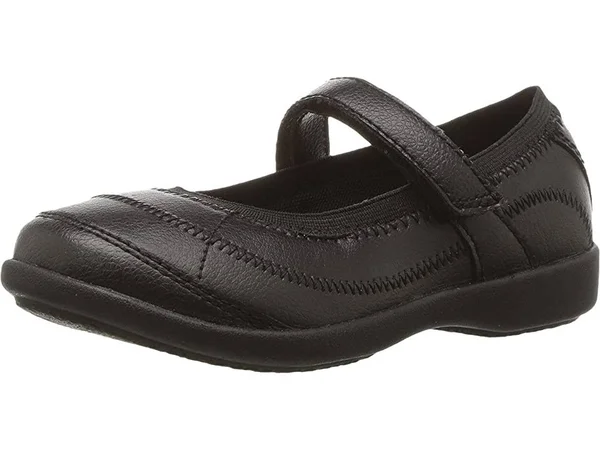 Hush Puppies Girls& Reese Mary Jane - Size: 12, Black