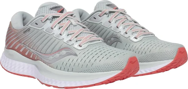 Saucony Women's Guide 13 - 8 - Sky Grey, Coral