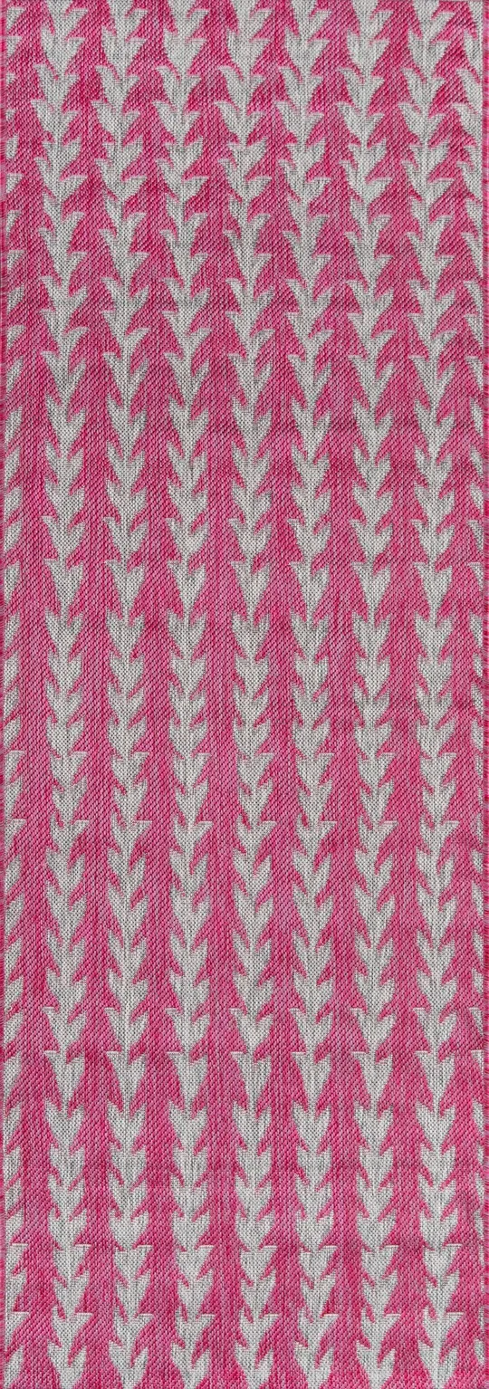 Momeni Villa VI-02 Area Rug - Fuschia, 2& x 10& Runner