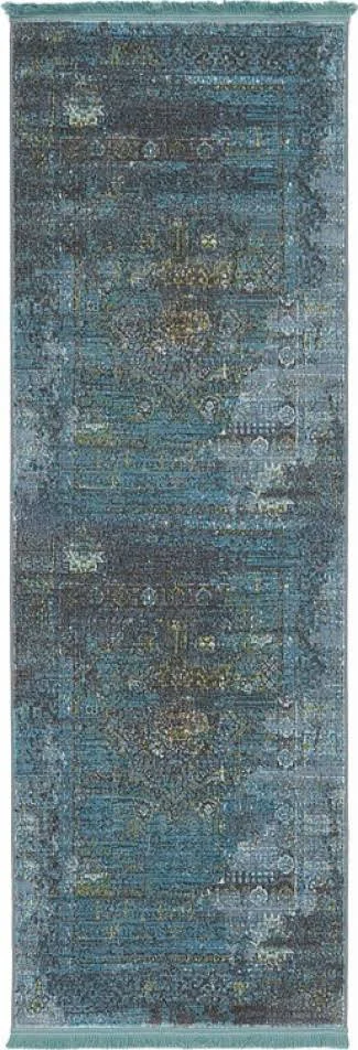 Unique Loom Castro Baracoa Rug - Size: 2 x 6, Gray