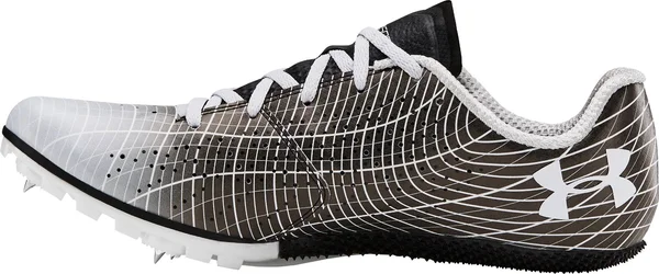 Under Armour Kick Sprint 3 Running Spikes - Grey/Black - 5.5