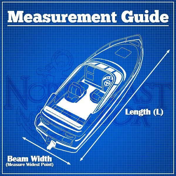 North East Harbor Gray Heavy Duty Waterproof Mooring Boat Cover Fits Length 14& 15& 16& Superior Trailerable Boat Covers 600 Den