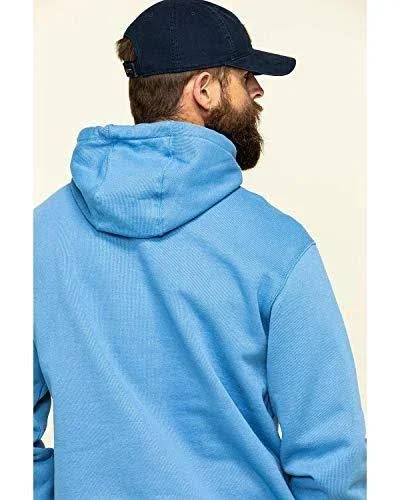 Carhartt Men's Midweight Sleeve Logo Hooded Sweatshirt