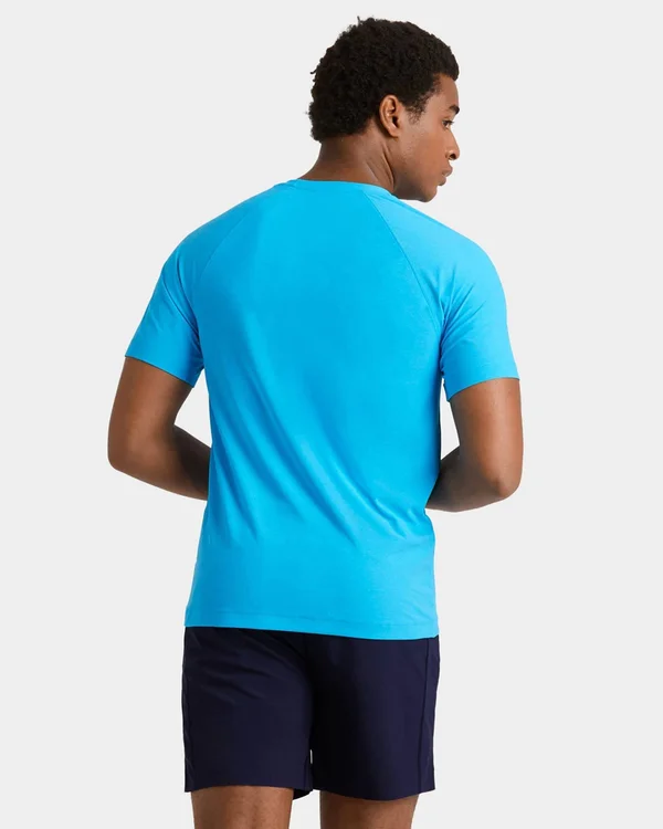 Reign Short Sleeve - Rhone Short Sleeve - Hawaiian Ocean Heather - Size: XX-Large