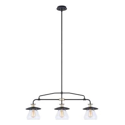 Cribb 3 - Light Kitchen Island Linear Pendant Breakwater Bay