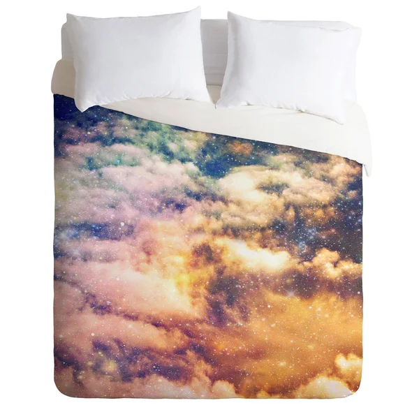Shannon Clark Cosmic Duvet Cover by Deny Designs, Size: Queen