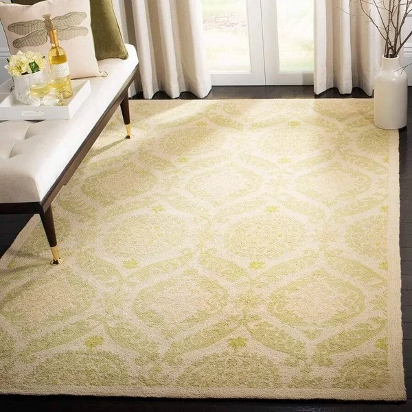 Safavieh Chelsea HK356C 7&6x22 x 9&6x22 Oval Beige - Green Rug