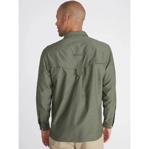 ExOfficio Air Strip Long-Sleeve Shirt - Men's Rust, XL