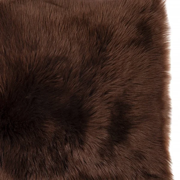 Walk on Me Rugs Llc 8x10 Soft and Plush Faux Sheepskin Shag Area Rug, Size: 8' x 10', Brown