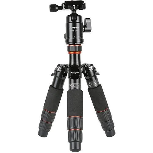 Fotopro X-Go Mini Carbon Fiber Tripod Kit, Includes Ball Head and Quick Release Plate