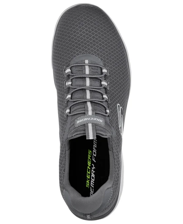 Skechers Men's Summits Sneakers - Charcoal, 7.5