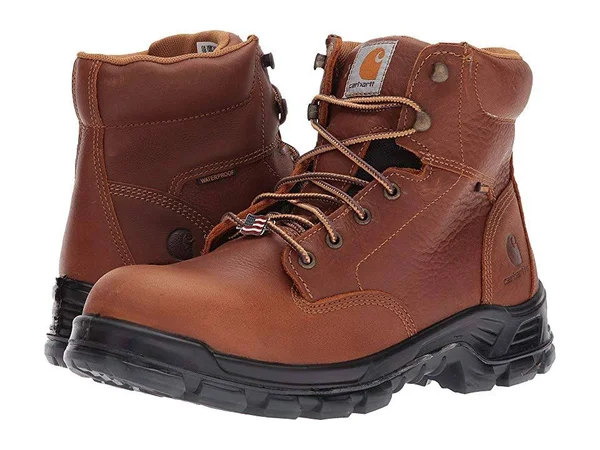 Carhartt 6x22 Work Boot Composite Toe Waterproof - Men's Brown