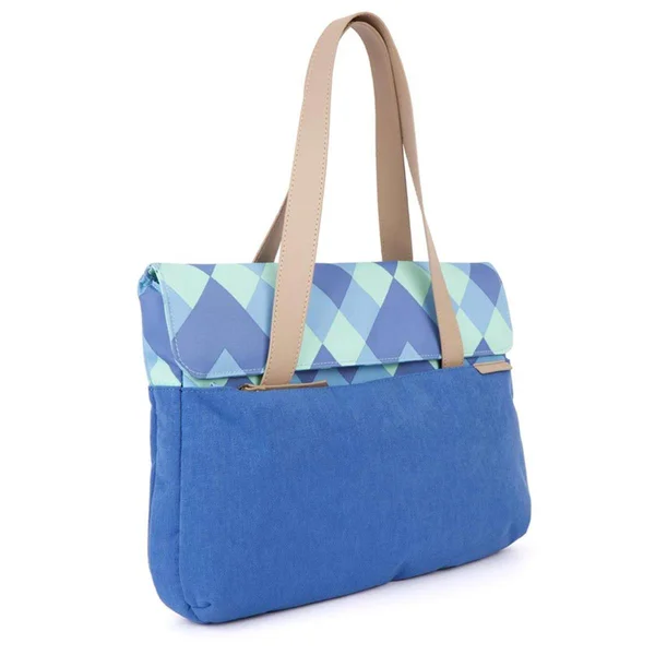 STM Goods 13-inch Grace Deluxe Small Sleeve, Blue Diamonds