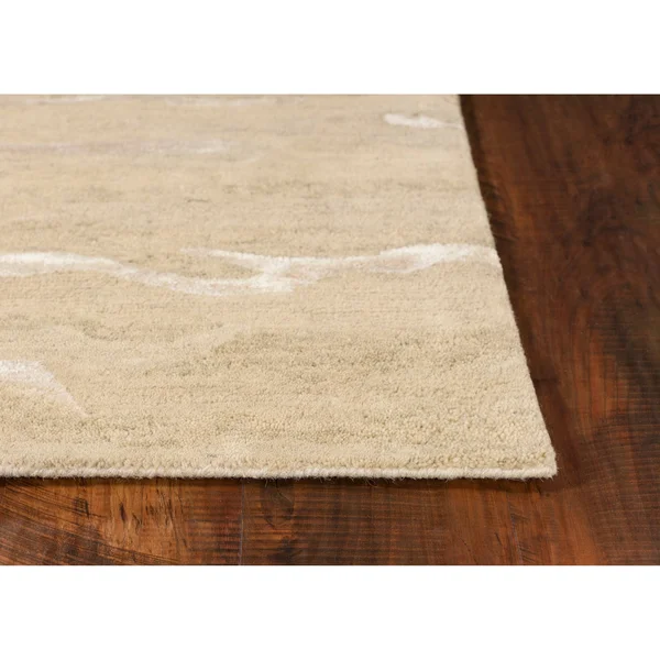 Domani Newport Casual Hand-Tufted Wool Area Rug - 7&6x22 x 9&6x22 - Ivory