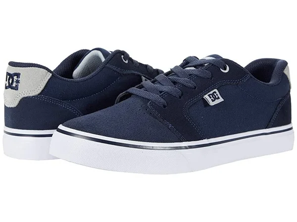 DC Anvil Men's Skate Shoes Navy/White : 11 D - Medium