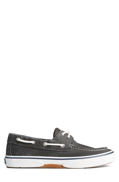 Men's Sperry, Halyard Boat Shoe, 11 W, Fabric, Peltz Shoes