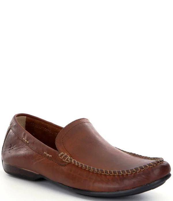Frye Lewis Venetian Men's Shoes in Cognac Size 12