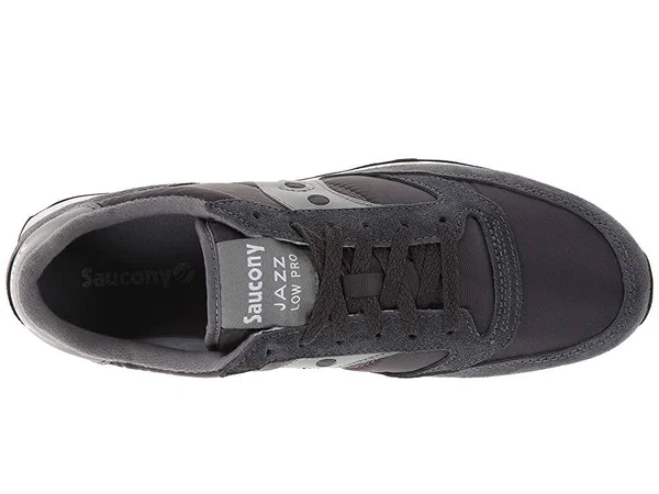 Saucony Originals Jazz Low Pro Men's Classic Shoes Charcoal/Grey : 9 D