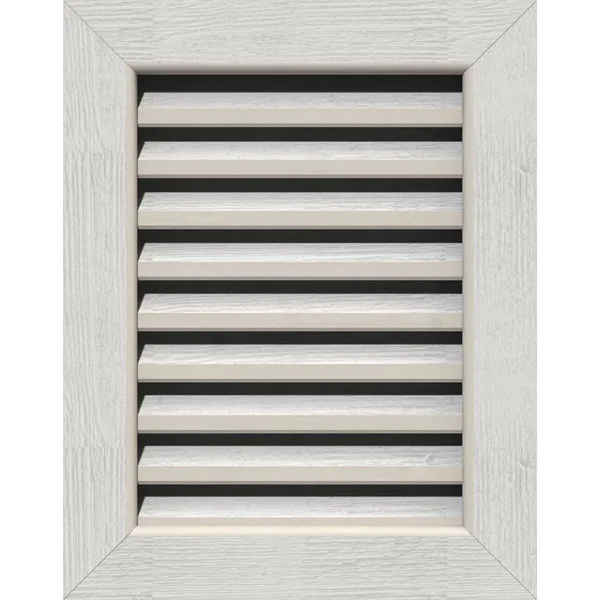 Ekena Millwork GVWVE20X3201RFPWR 20x22W x 32x22H Vertical Gable Vent (25x22W x 37x22H Frame Size): Primed, Functional, Rough Saw