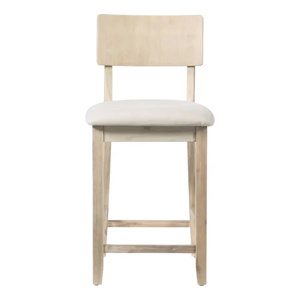 Linon Home D閏or Products Dixie Counter Stool - Gray Wash