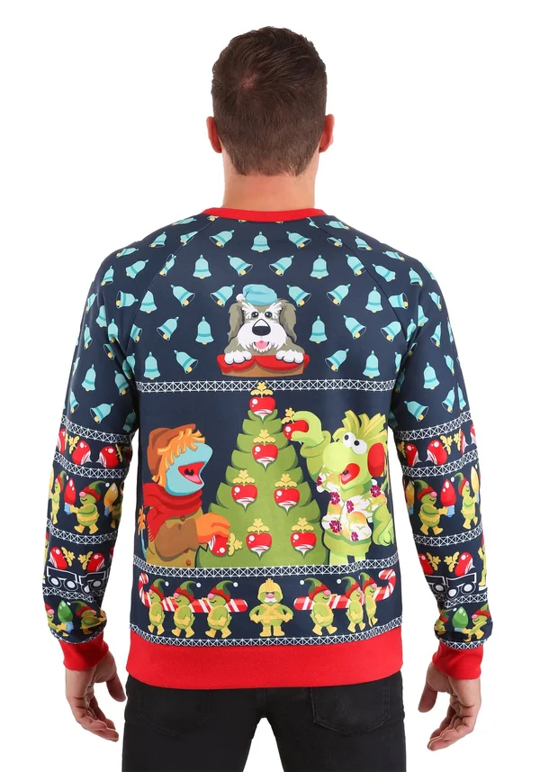 Adult Fraggle Rock Sublimated Ugly Christmas Sweater