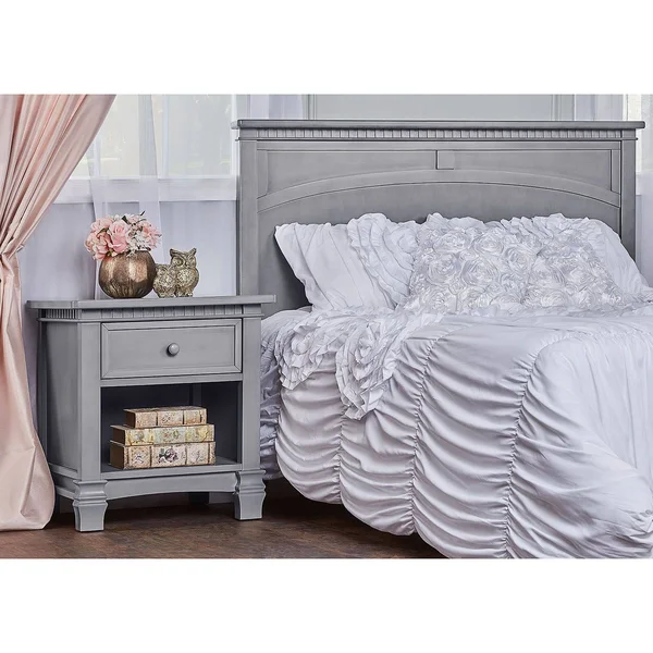 Evolur Cheyenne Night Stand - Stormy Grey
