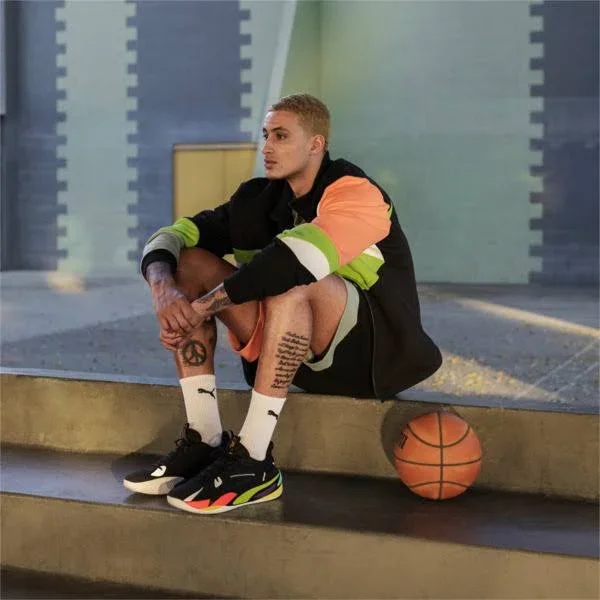 Puma Mens RS-Dreamer - Basketball Shoes Black/Rainbow/White Size 15.0