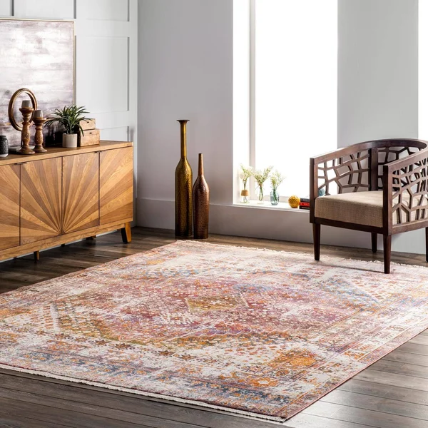 nuLOOM Rust Indoor Southwestern Area Rug 12 x 15 KHMC07B-12015