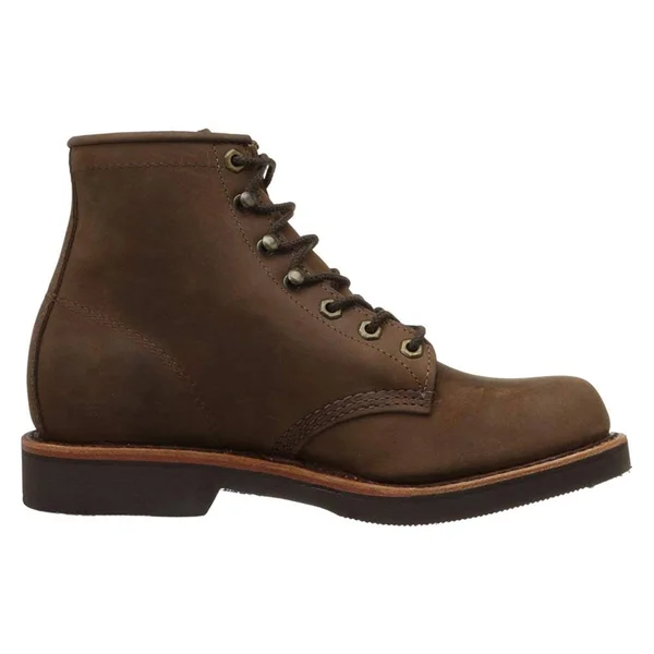 Chippewa Men's 6 inch Lace-Up Work Boot Round Toe, Size: 10.5 D, Brown