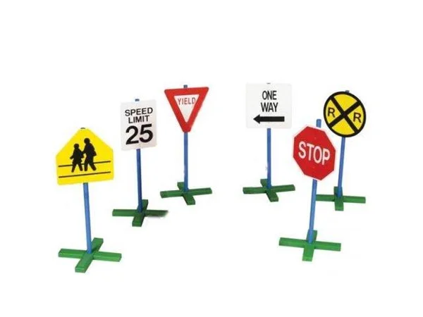 Guidecraft - Drivetime Signs - Set of 6