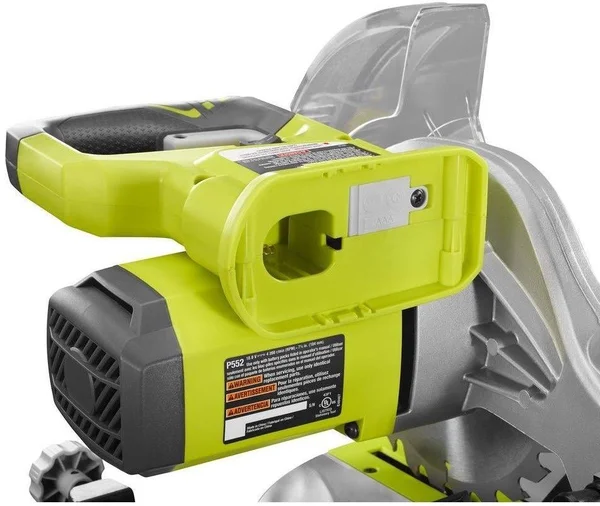 Ryobi 18-Volt One+ Cordless 7-1/4 in. Miter Saw (Tool Only) with Blade and Blade Wrench