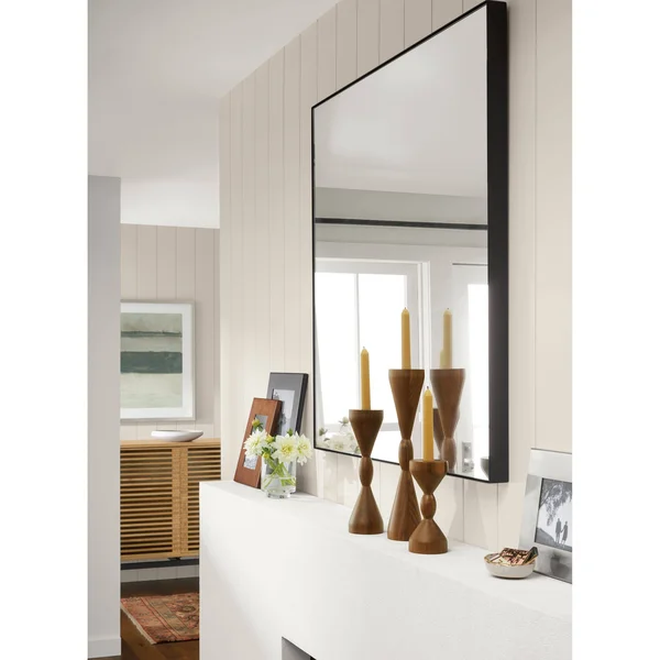 Room & Board, Modern Infinity Mirror 2D 24W 36H in Ocean Blue
