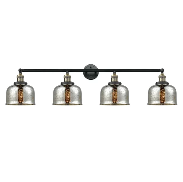 Innovations Lighting Large Bell 4 Light Bath Vanity Light 215 Bab S G78 (Antique Brass)