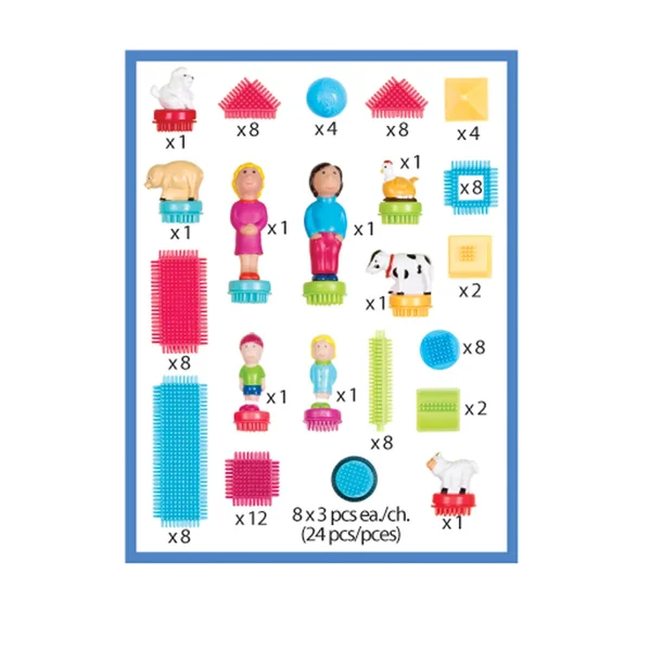 Battat Bristle Block 113-Piece Set