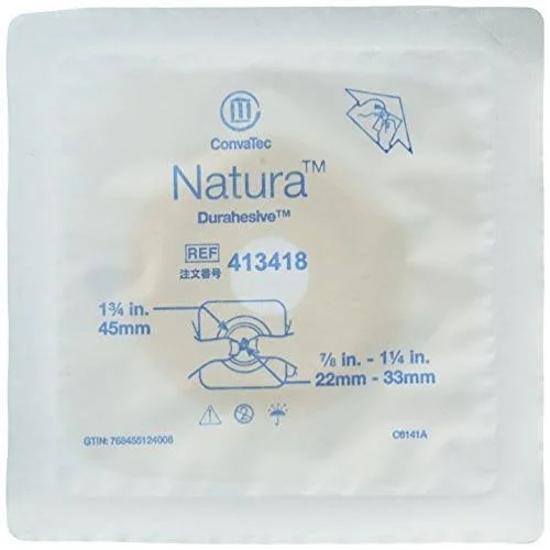 Convatec 413418 Sur-Fit Natura Moldable Durahesive Skin Barrier-10/Box