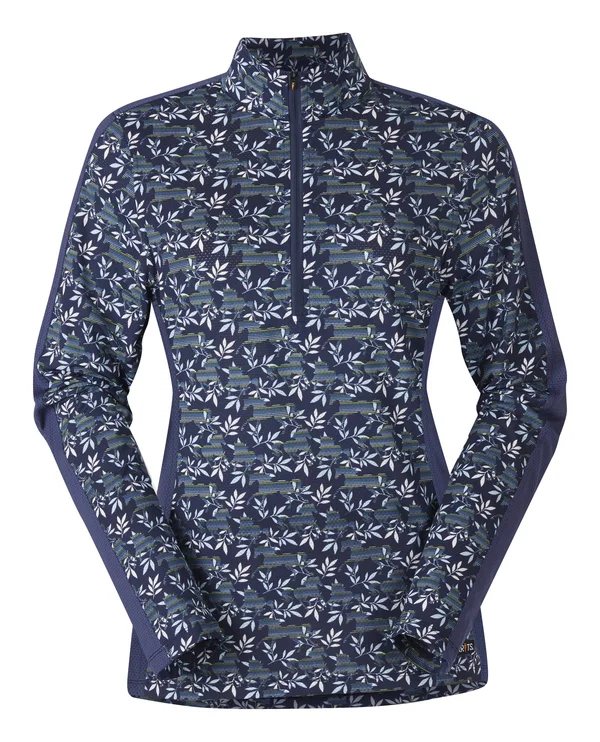 Kerrits Cool Ride Ice Fil Long Sleeve Shirt Print