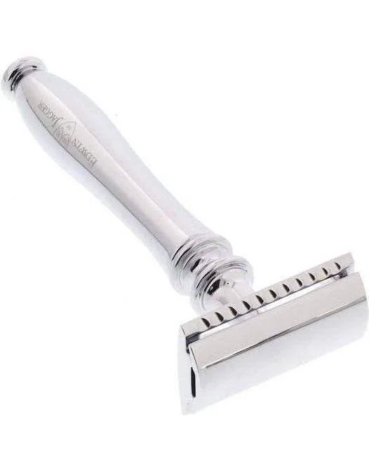 Edwin Jagger Chatsworth Double Edge Safety Razor - Chrome