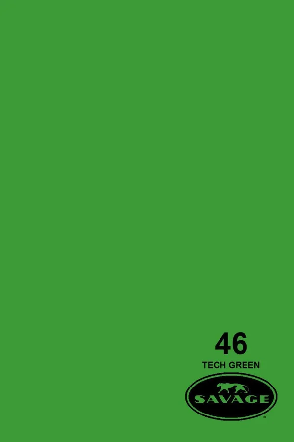 Savage Widetone Seamless Background Paper, 140x22 Wide x 105&, Tech Green, #46