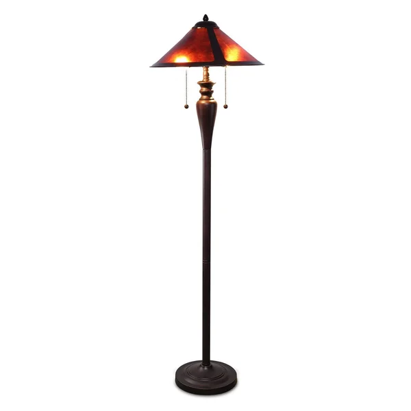 Meyda Tiffany 26633 13x22H Poinsettia Mini Lamp