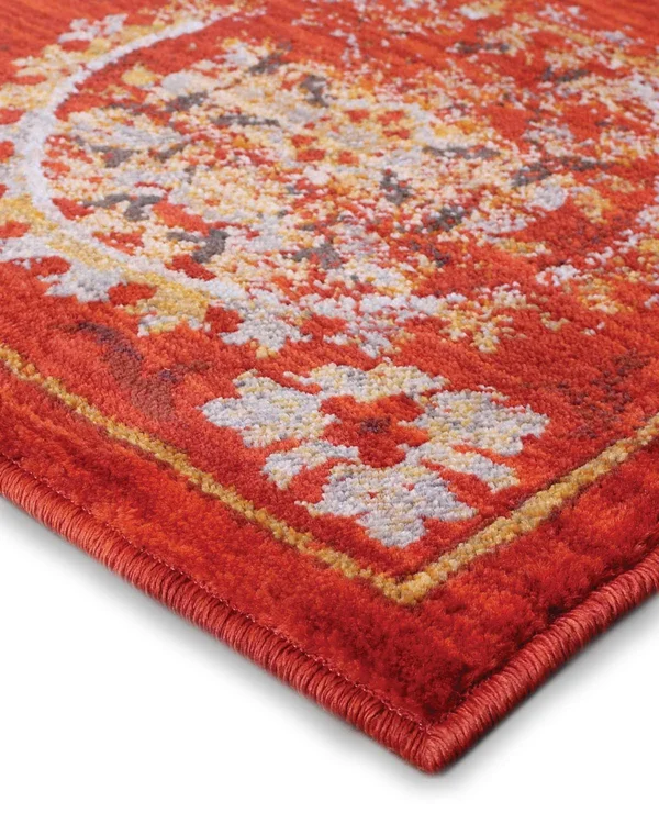 Oriental Weavers Sedona 6386E 5&3x22 x 7&6x22 Red Area Rug
