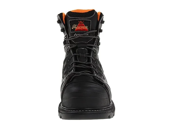 Thorogood Men's 6 inch Lace - to - Toe Composite Toe Work Boots Black, 7D