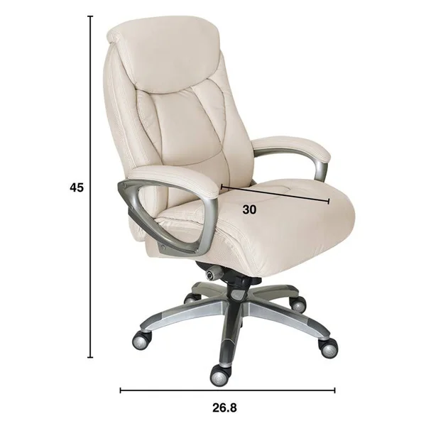 Serta at Home Tranquility Executive Chair, Inspired Ivory