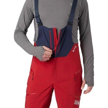 Mountain Hardwear Men's Exposure/2 GTX Pro Bib XL Regular, Dark Brick