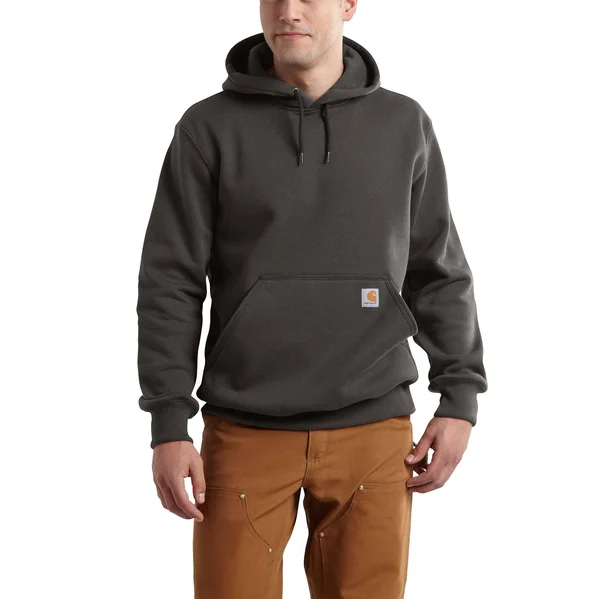 Carhartt Men's Rain Defender Paxton Heavyweight Hooded Sweatshirt - Peat, Large