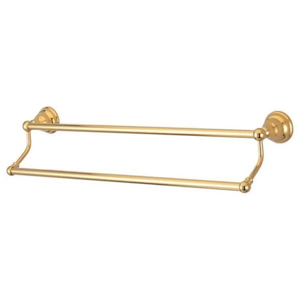 Kingston Brass BA5563C Royale 24x22 Dual Towel Bar - Polished Chrome