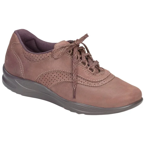 Women's SAS Walk Easy Shoes - Chocolate, WW, 6